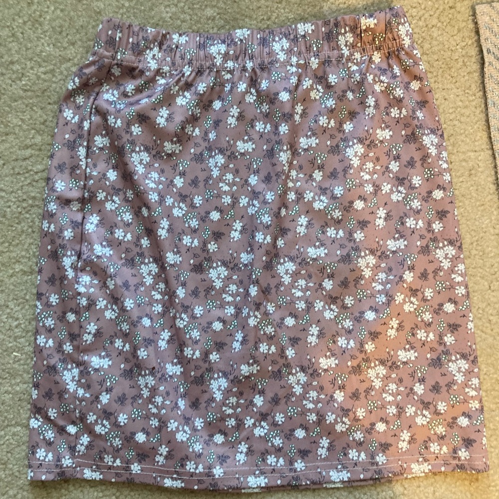 Floral Mini Skirt